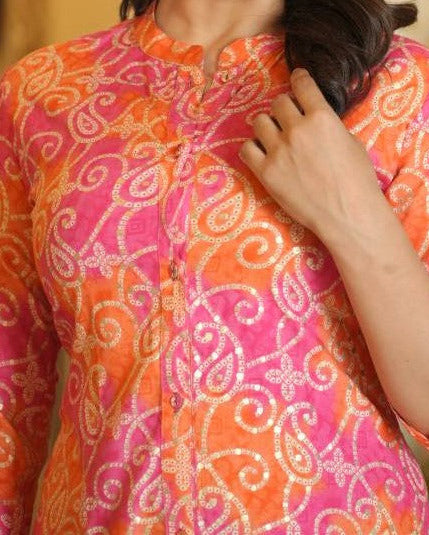 Women Viscose Rayon Kurta Pant Set-KYAMSTORE