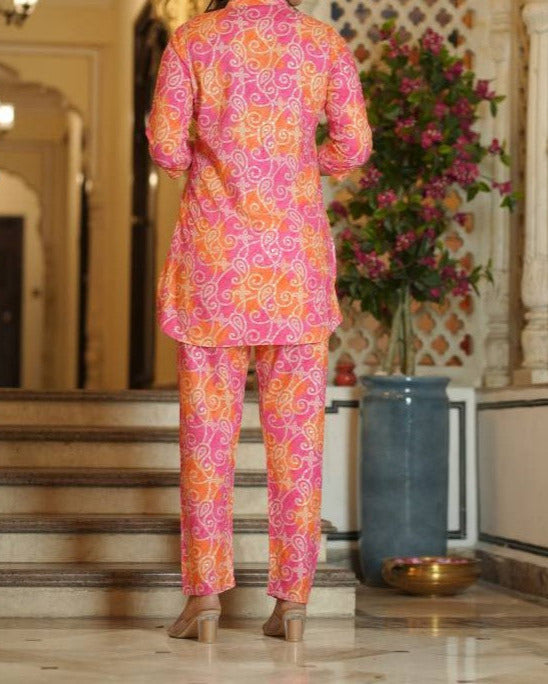 Women Viscose Rayon Kurta Pant Set-KYAMSTORE