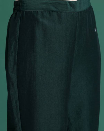 Women Silk Blend Kurta Pant Dupatta Set-KYAMSTORE