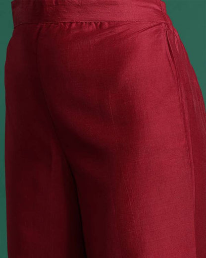 Women Silk Blend Kurta Pant Dupatta Set-KYAMSTORE