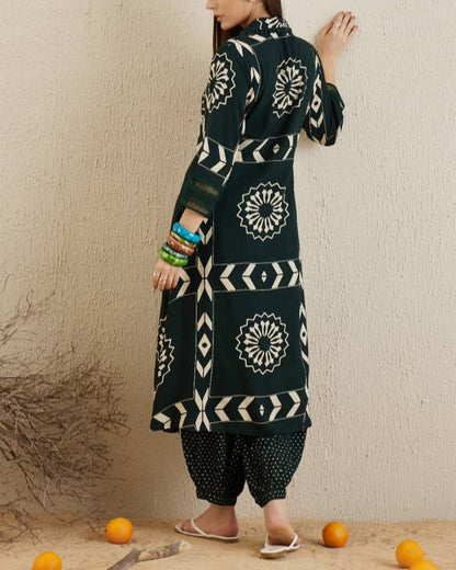 Women Viscose Rayon Kurta Pant Set-KYAMSTORE