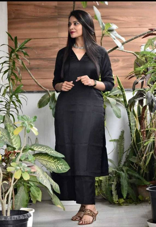 Women Cotton Rayon Kurti Pant Set | Delivery: 10 to 12 business days | Limited stocks available