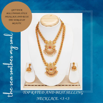 Alloy Gold-plated Gold Jewel Set  (Pack of 1)-KYAMSTORE