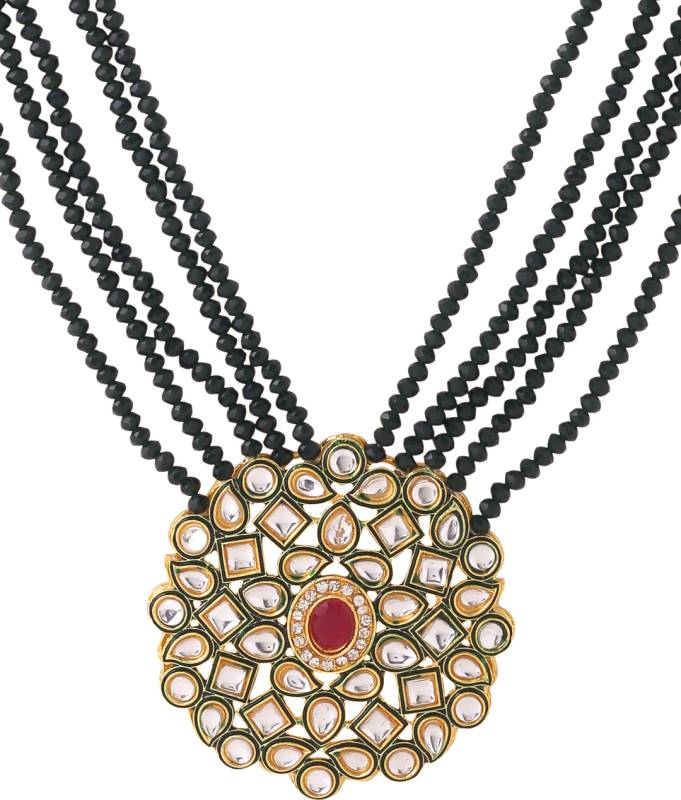 Alloy Gold-plated Gold Jewel Set  (Pack of 1)-KYAMSTORE
