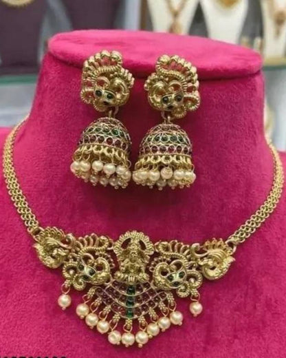 Alloy Gold Jewel Set  (Pack of 1)-KYAMSTORE