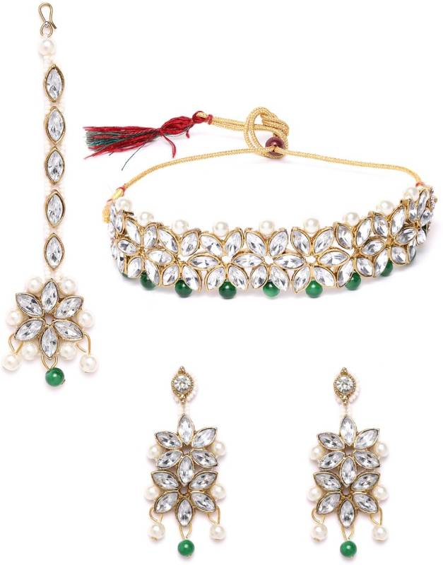 Alloy Gold-plated Gold Jewel Set  (Pack of 4)-KYAMSTORE