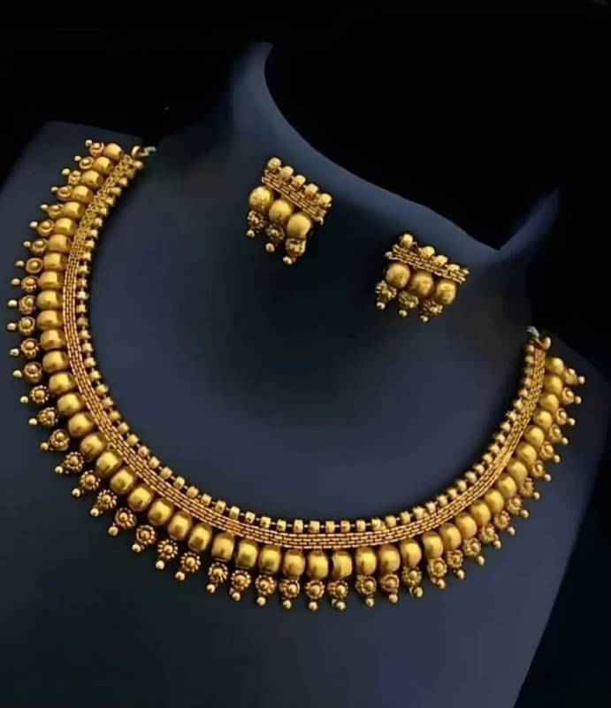 Copper Gold-plated Gold Jewel Set  (Pack of 2)-KYAMSTORE