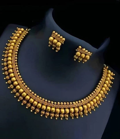 Copper Gold-plated Gold Jewel Set  (Pack of 2)-KYAMSTORE