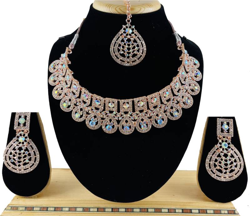 Alloy Gold-plated Silver Jewel Set  (Pack of 1)-KYAMSTORE