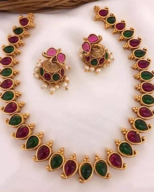 Copper Gold-plated Gold Jewel Set  (Pack of 2)-KYAMSTORE