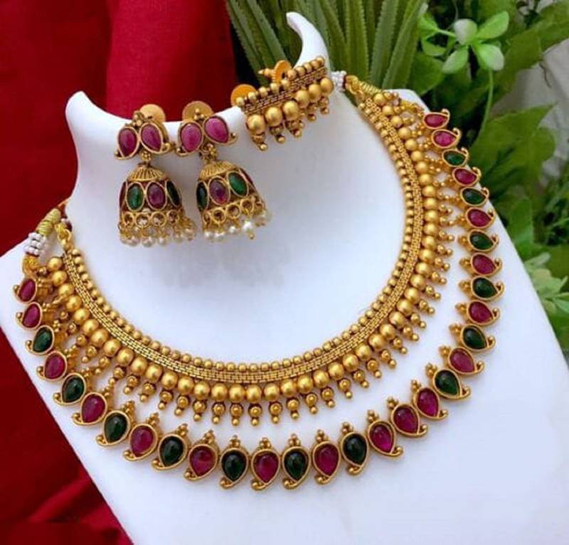 Copper Gold-plated Gold Jewel Set  (Pack of 2)-KYAMSTORE