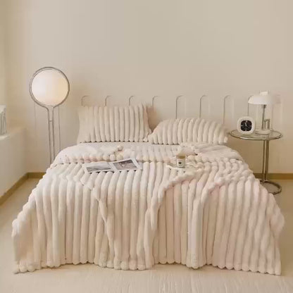 Faux Rabbit Fur Throw Blanket | Delivery: 2 to 6 business days | Limited stocks available | Hurry before Sold Out