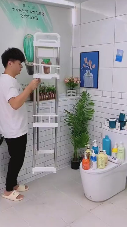 Bathroom Over The Toilet Storage Rack with Drawer and Hook