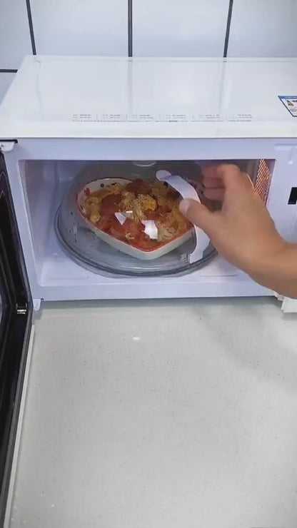 Microwave Oven Splash-proof Oilproof Cover with steam vent