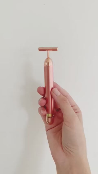 T-Shape Pulse Sign Face Massage Tools for Sensitive Skin | Limited stocks available