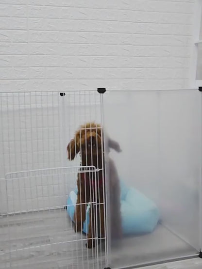 DIY Pet Playpen Adjustable Size and Height Plastic Yard Fence | Delivery: 2 to 3 business days | Limited stocks available | Hurry before Sold Out