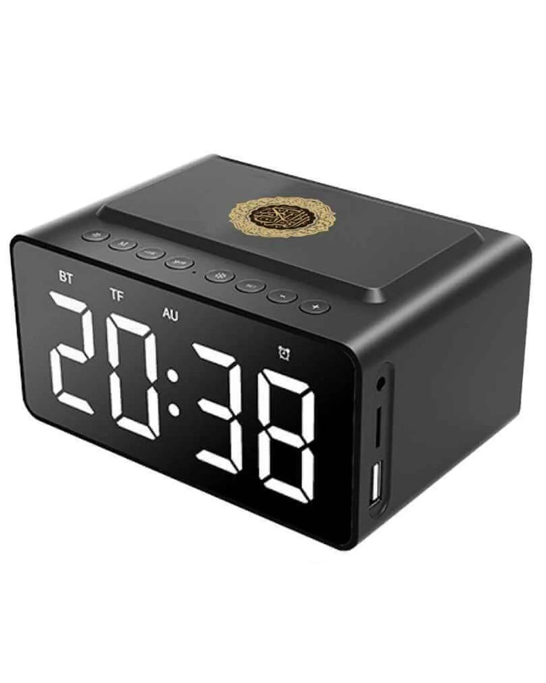 Quran Speaker With Azan Clock Alarm Clock Radio With Bluetooth Speaker-KYAMSTORE