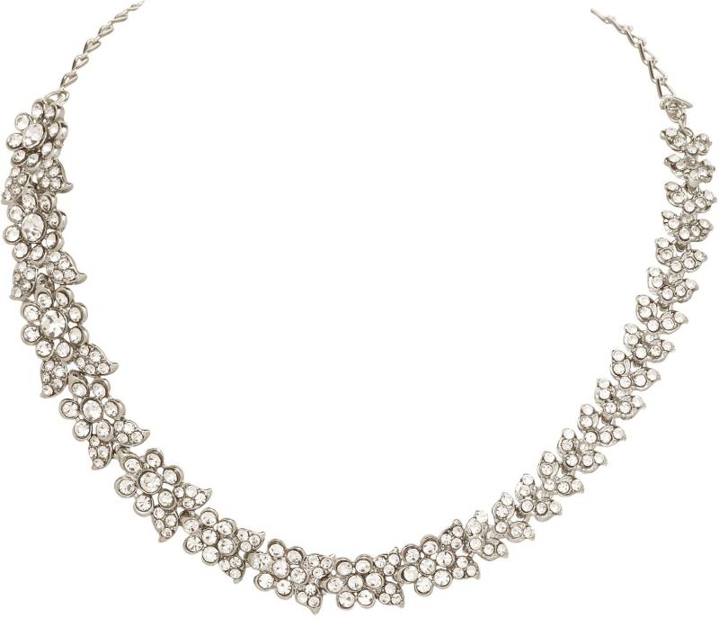 Alloy Rhodium Silver Jewel Set  (Pack of 1)-KYAMSTORE