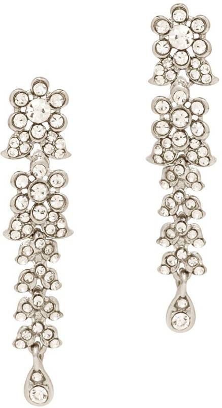 Alloy Rhodium Silver Jewel Set  (Pack of 1)-KYAMSTORE