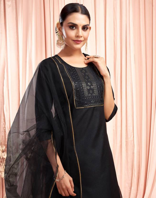 Women Cotton Blend Kurta Pant Dupatta Set | Delivery: 7 to 12 business days | Limited stocks available | Hurry before Sold Out