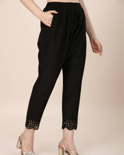 Women Viscose Rayon Kurta Pant Dupatta Set-KYAMSTORE