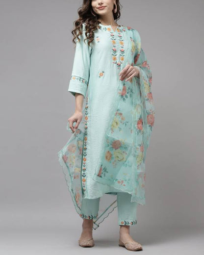 Women Viscose Rayon Kurta Pant Set-KYAMSTORE