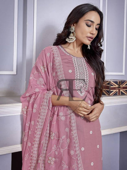Women Chanderi Kurta Pant Dupatta Set | Delivery: 7 to 12 business days | Limited stocks available | Hurry before Sold Out