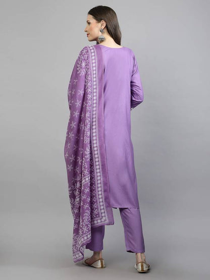 Women Viscose Rayon Kurta Pant Dupatta Set | Delivery: 7 to 10 business days | Limited stocks available | Hurry before Sold Out