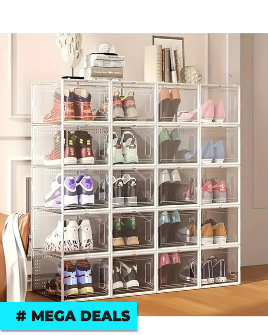 Transparent Window Shoe Cabinet with Drawers | Delivery: 5 to 10 business days | Limited stocks available | Hurry before Sold Out