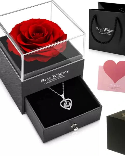 Artificial Flower, Showpiece, Greeting Card Gift Set-KYAMSTORE