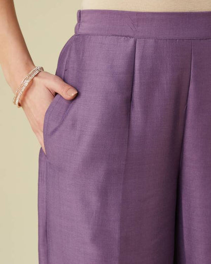 Women Muslin Kurta Pant Dupatta Set-KYAMSTORE