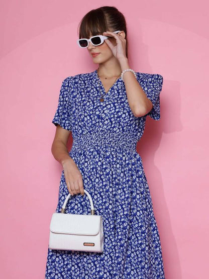 Women Fit and Flare Dress-KYAMSTORE