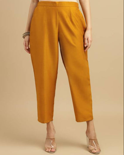 Women Silk Blend Kurta Pant Dupatta Set-KYAMSTORE