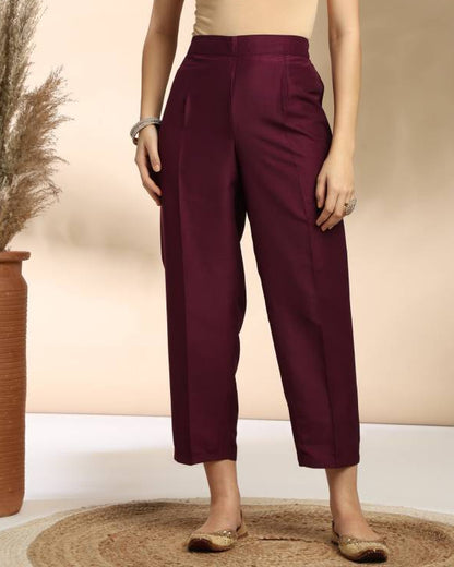 Women Silk Blend Kurta Pant Dupatta Set-KYAMSTORE