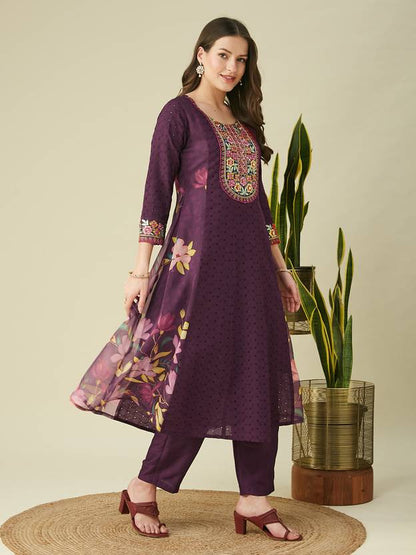 Women Pure Cotton Kurta Pant Dupatta Set | Delivery: 7 to 12 business days | Limited stocks available | Hurry before Sold Out