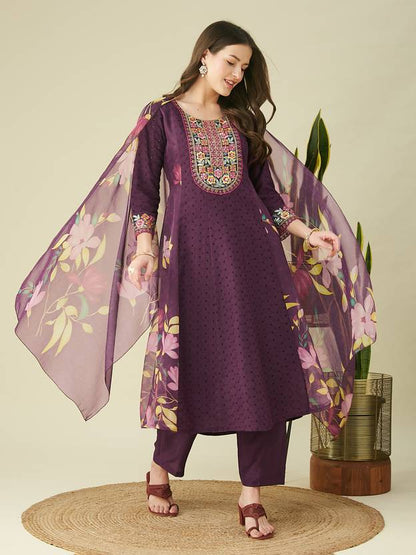 Women Pure Cotton Kurta Pant Dupatta Set | Delivery: 7 to 12 business days | Limited stocks available | Hurry before Sold Out