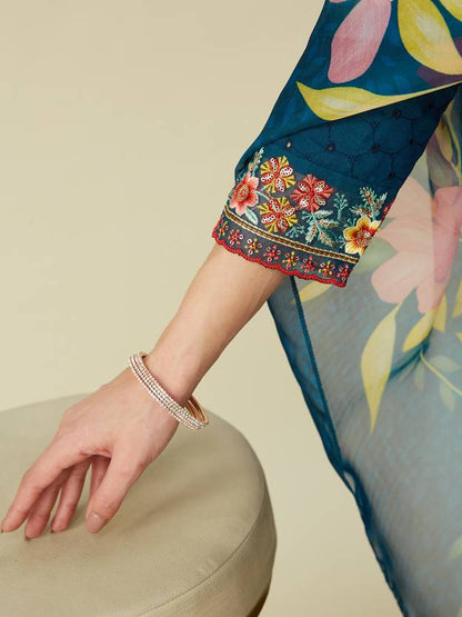Women Pure Cotton Kurta Pant Dupatta Set | Delivery: 7 to 12 business days | Limited stocks available | Hurry before Sold Out
