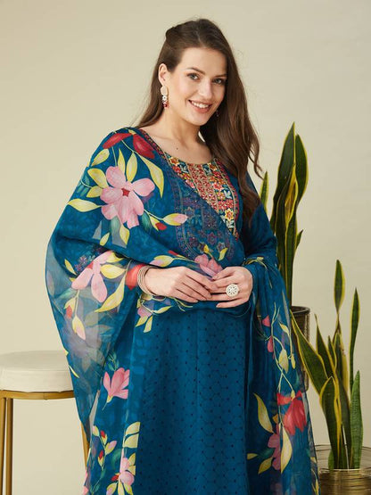 Women Pure Cotton Kurta Pant Dupatta Set | Delivery: 7 to 12 business days | Limited stocks available | Hurry before Sold Out