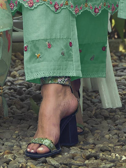 Women Pure Cotton Kurta Pant Dupatta Set-KYAMSTORE