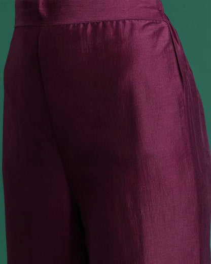 Women Silk Blend Kurta Pant Dupatta Set-KYAMSTORE