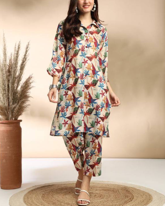 Tunic Pant Co-ords Set-KYAMSTORE