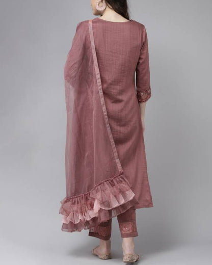 Women Viscose Rayon Kurta Pant Set-KYAMSTORE