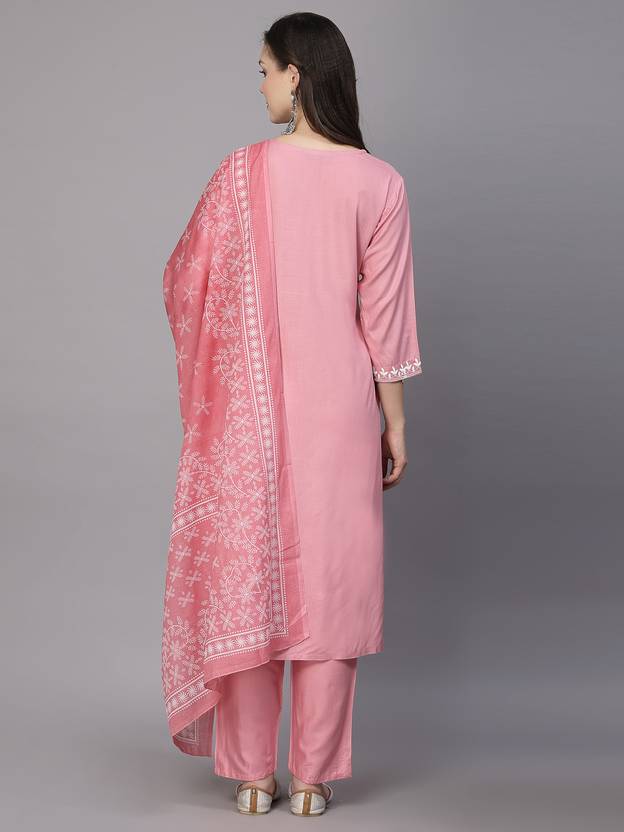 Women Viscose Rayon Kurta Pant Dupatta Set | Delivery: 7 to 10 business days | Limited stocks available | Hurry before Sold Out