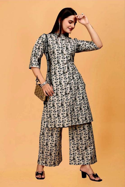 Women Cotton Rayon Kurti Pant Set | Delivery: 7 to 12 business days | Limited stocks available | Hurry before Sold Out