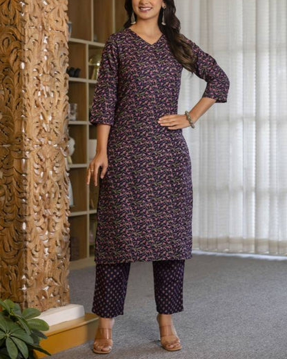 Women Viscose Rayon Kurta Pant Dupatta Set-KYAMSTORE