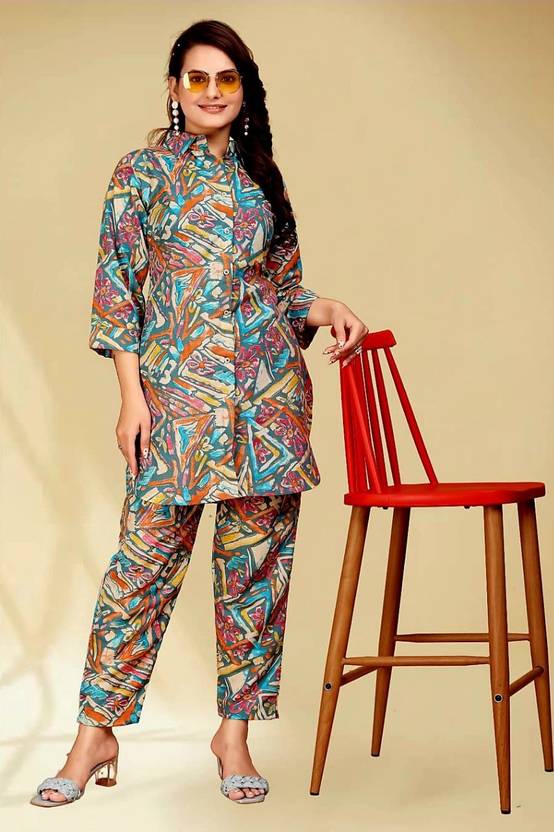 Women Cotton Rayon Kurti Pant Set | Delivery: 7 to 12 business days | Limited stocks available | Hurry before Sold Out