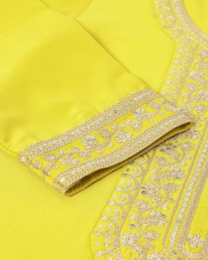 Women Silk Blend Kurta Pant Dupatta Set-KYAMSTORE