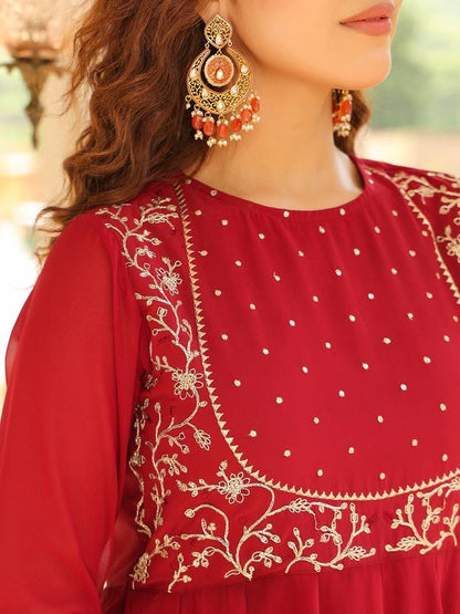 Women Georgette Kurta Palazzo Dupatta Set | Delivery: 10 to 12 business days | Limited stocks available