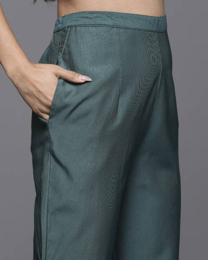Women Viscose Rayon Kurta Pant Set-KYAMSTORE