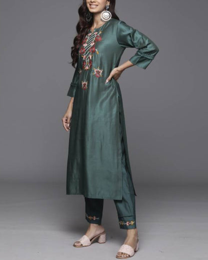 Women Viscose Rayon Kurta Pant Set-KYAMSTORE